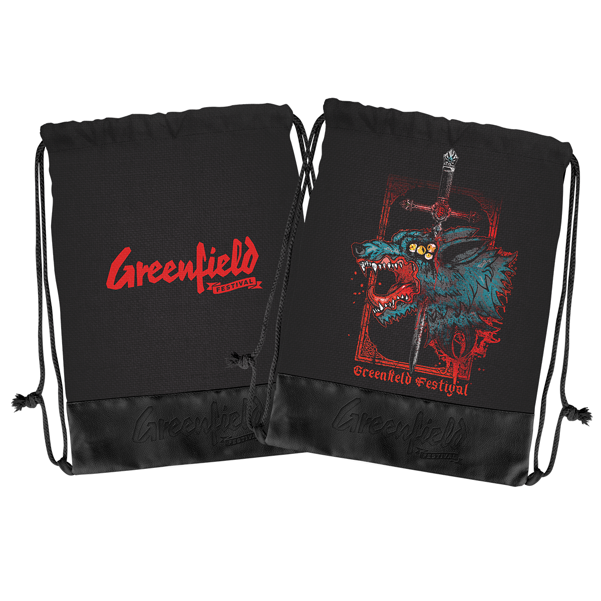 Greenfield Sportbeutel /Turnbeutel – Wear the music!