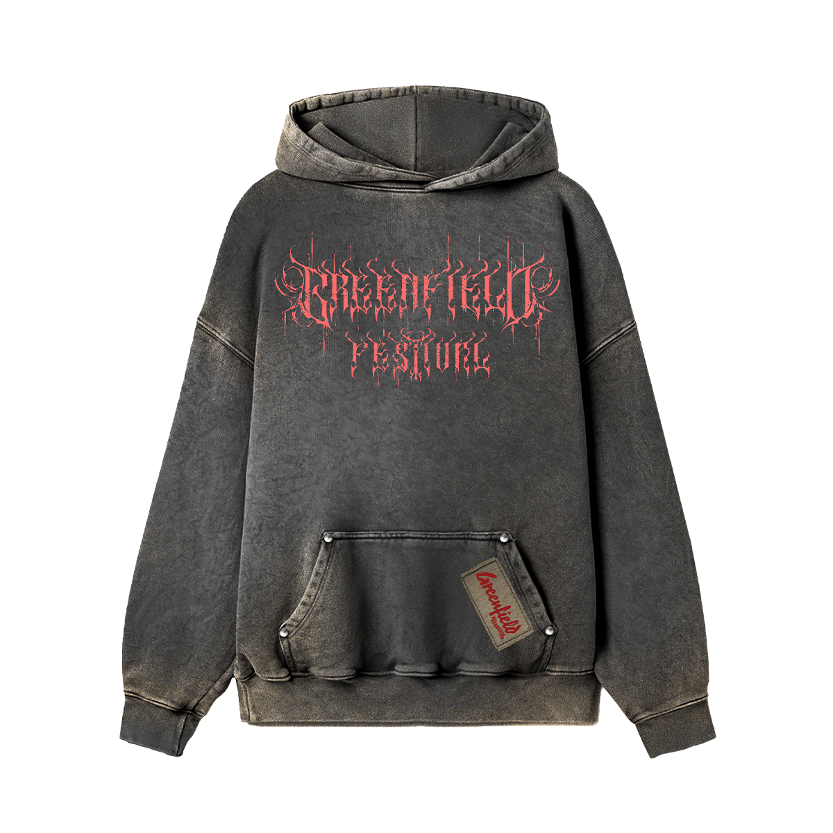 Greenfield Hoodie Black "Darkness"