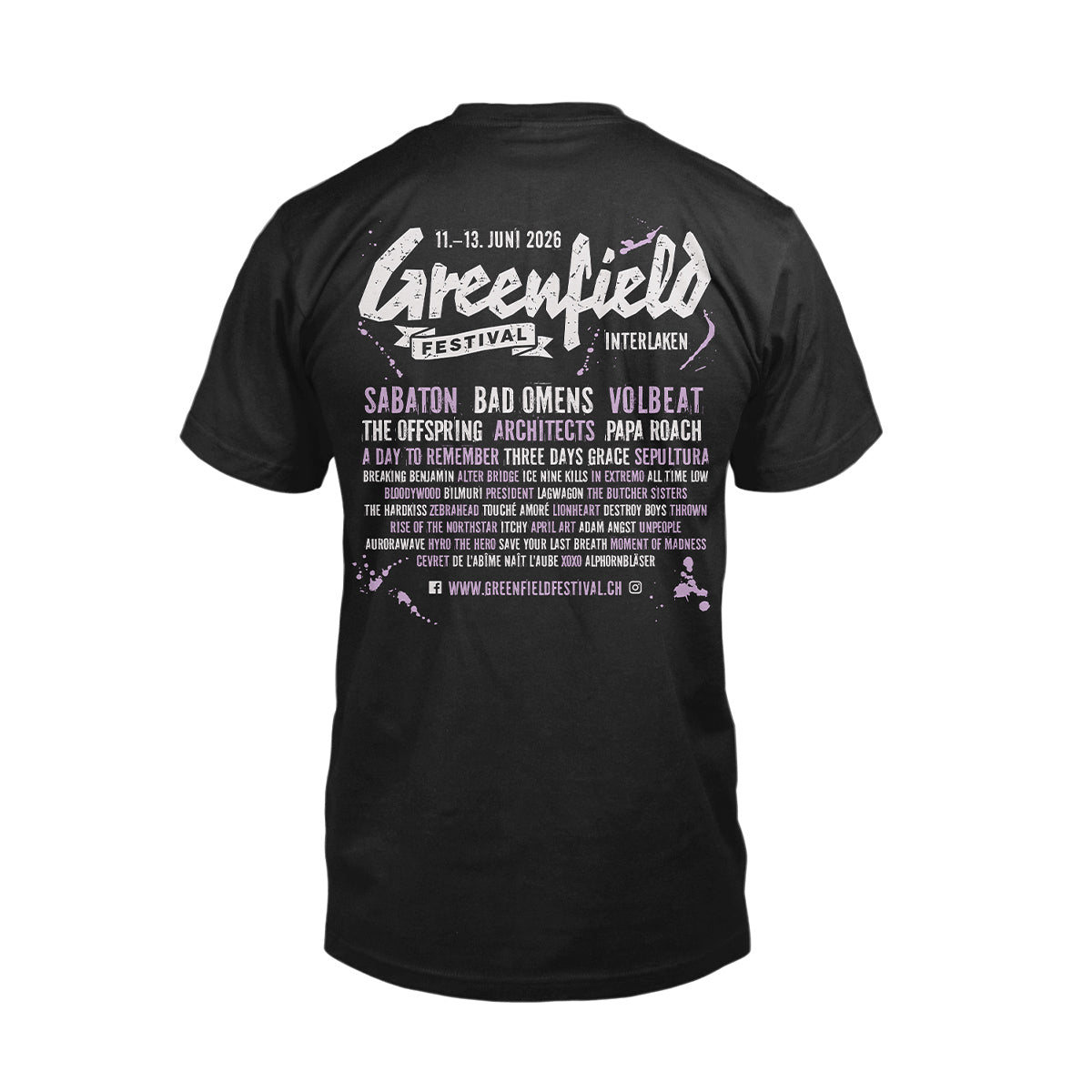 GREENFIELD Festival Shirt 2026 Unisex „Destroy Silence“