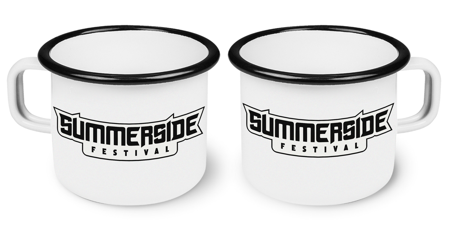Summerside Festival Emaille Becher