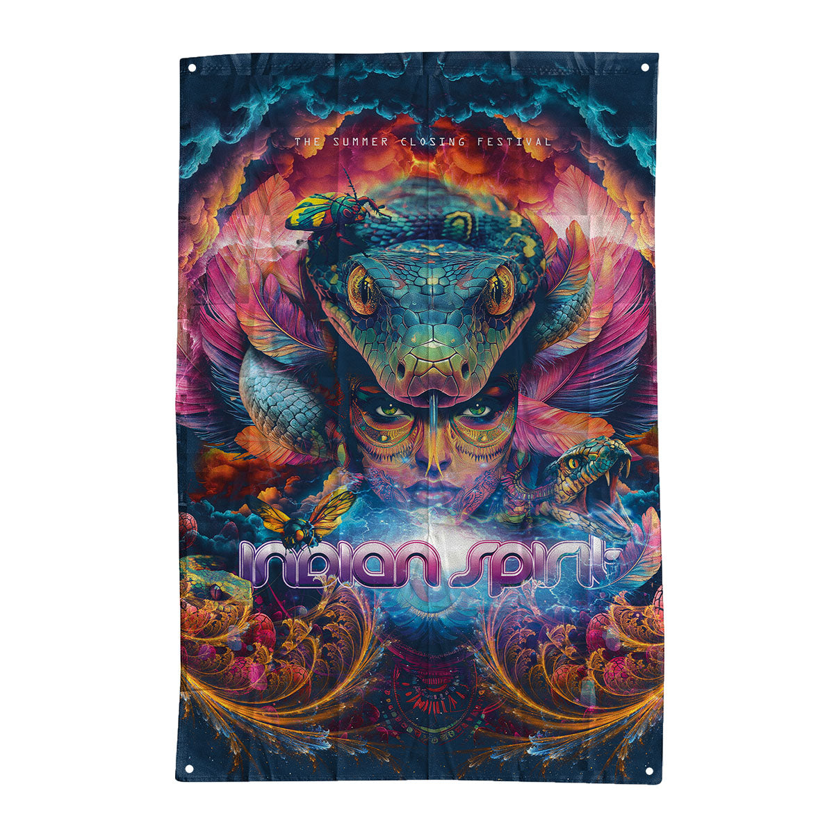 Indian Spirit Festival 2025 Flagge „Official“