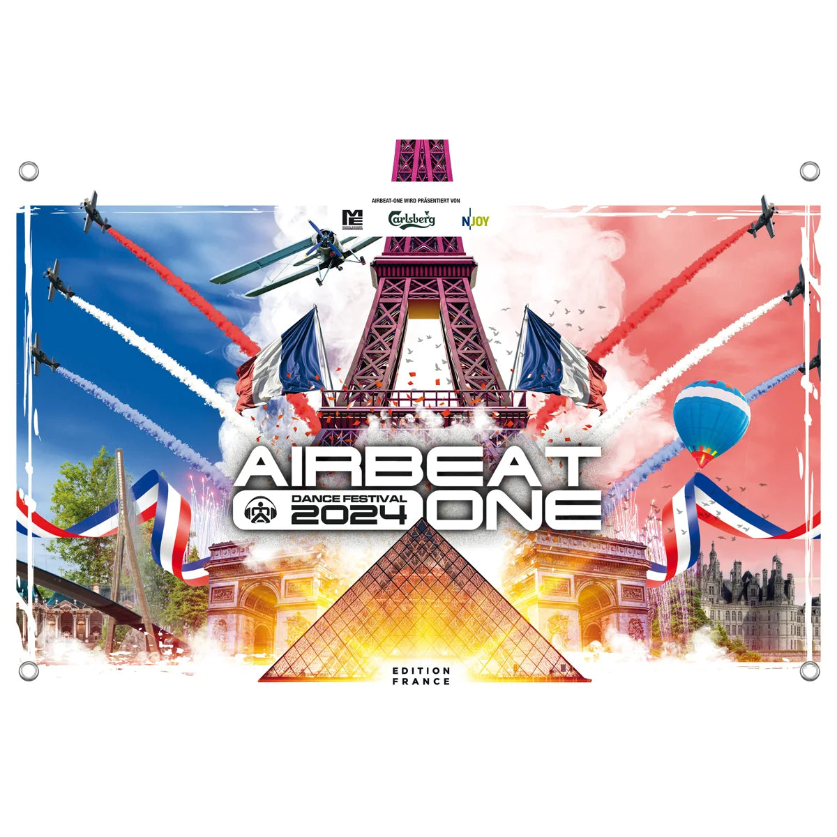 AIRBEAT ONE Festival 2024 Flagge Paris