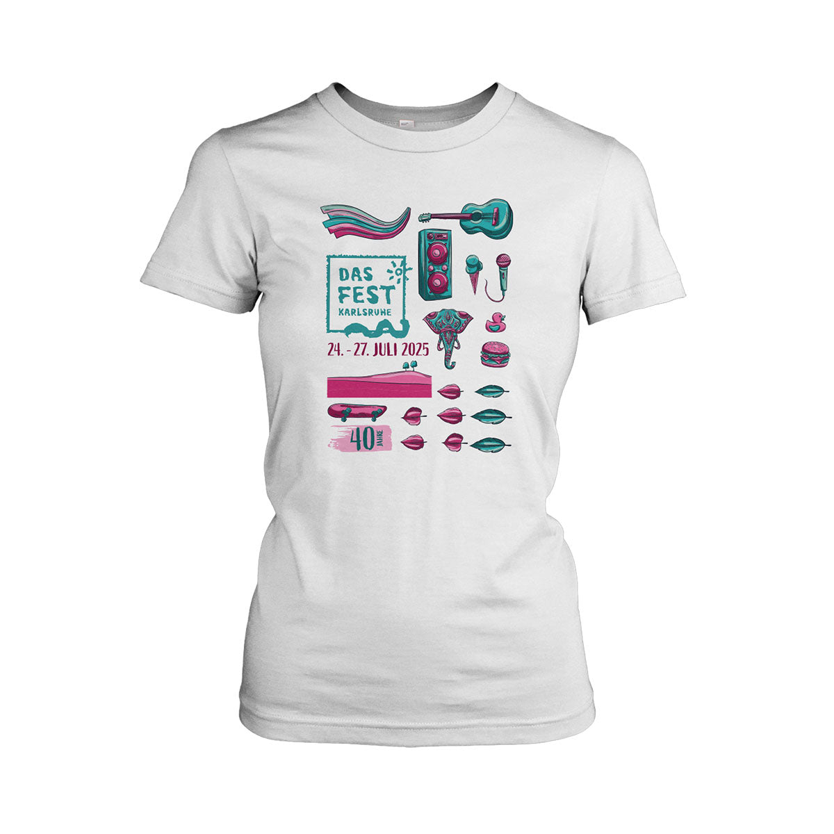 DAS FEST Festival Shirt 2025 Tailliert "DASFEST"