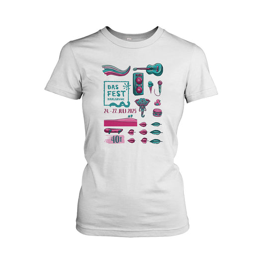 DAS FEST Festival Shirt 2025 Tailliert "DASFEST"