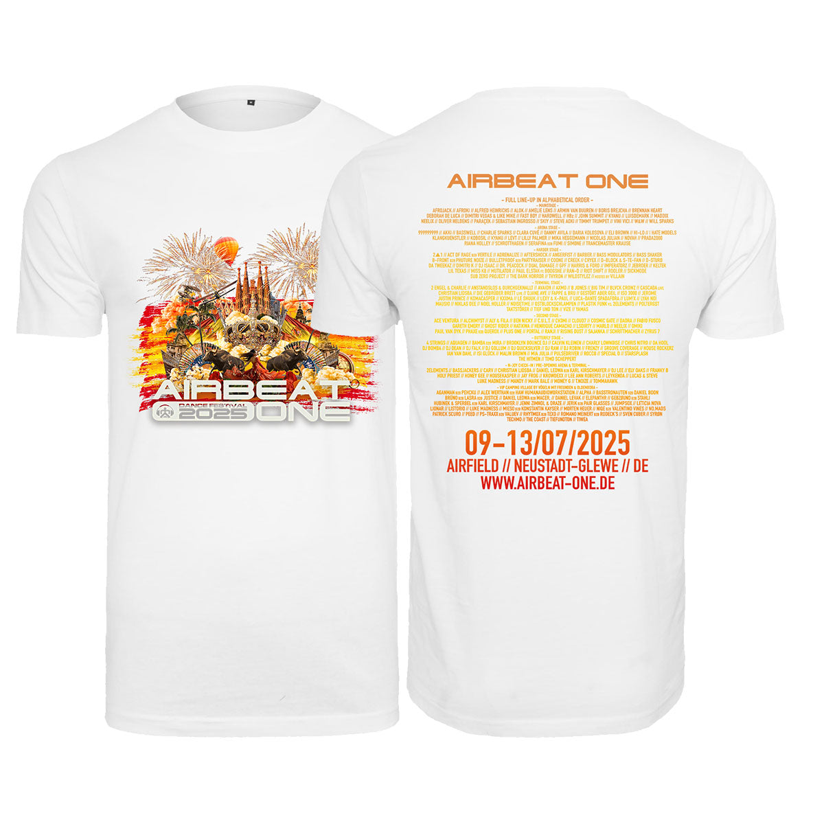 AIRBEAT ONE Festival Shirt 2025 Unisex "Official white"