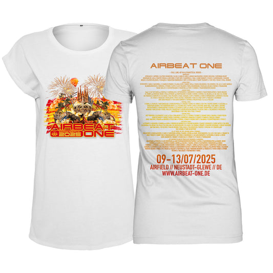 AIRBEAT ONE Festival Shirt 2025 Tailliert "Official white"