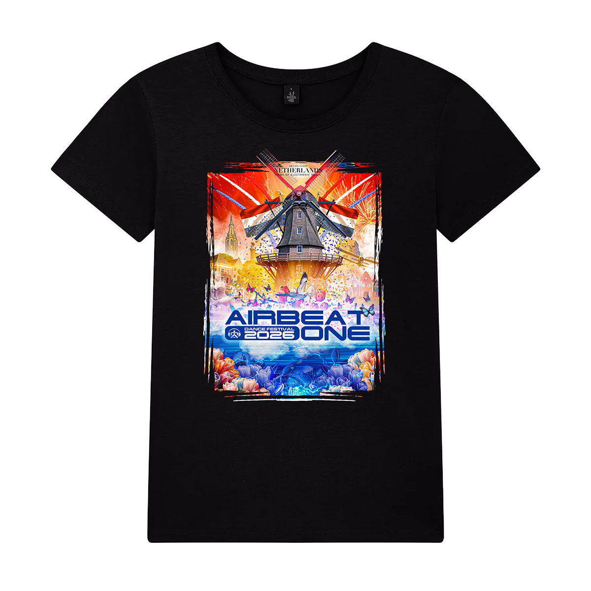 AIRBEAT ONE Festival Shirt 2026 Tailliert „Official black“