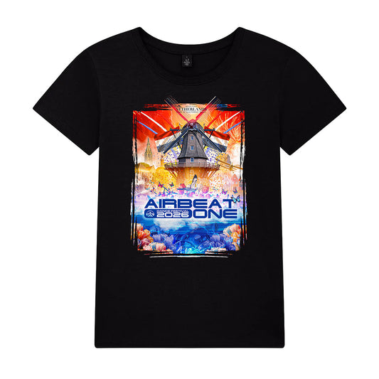 AIRBEAT ONE Festival Shirt 2026 Tailliert „Official black“