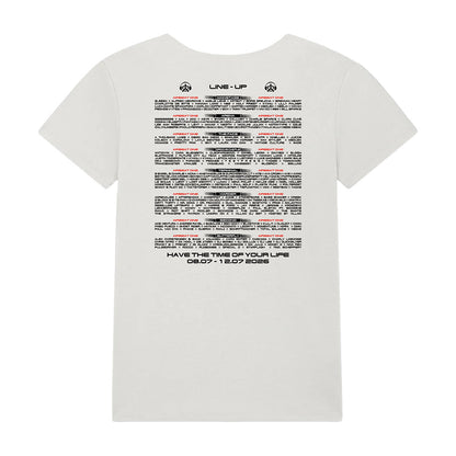 AIRBEAT ONE Festival Shirt 2026 Tailliert „Official white“