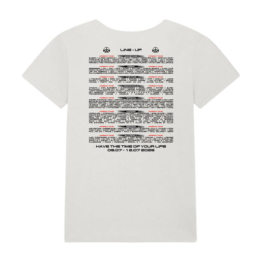 AIRBEAT ONE Festival Shirt 2026 Tailliert „Official white“