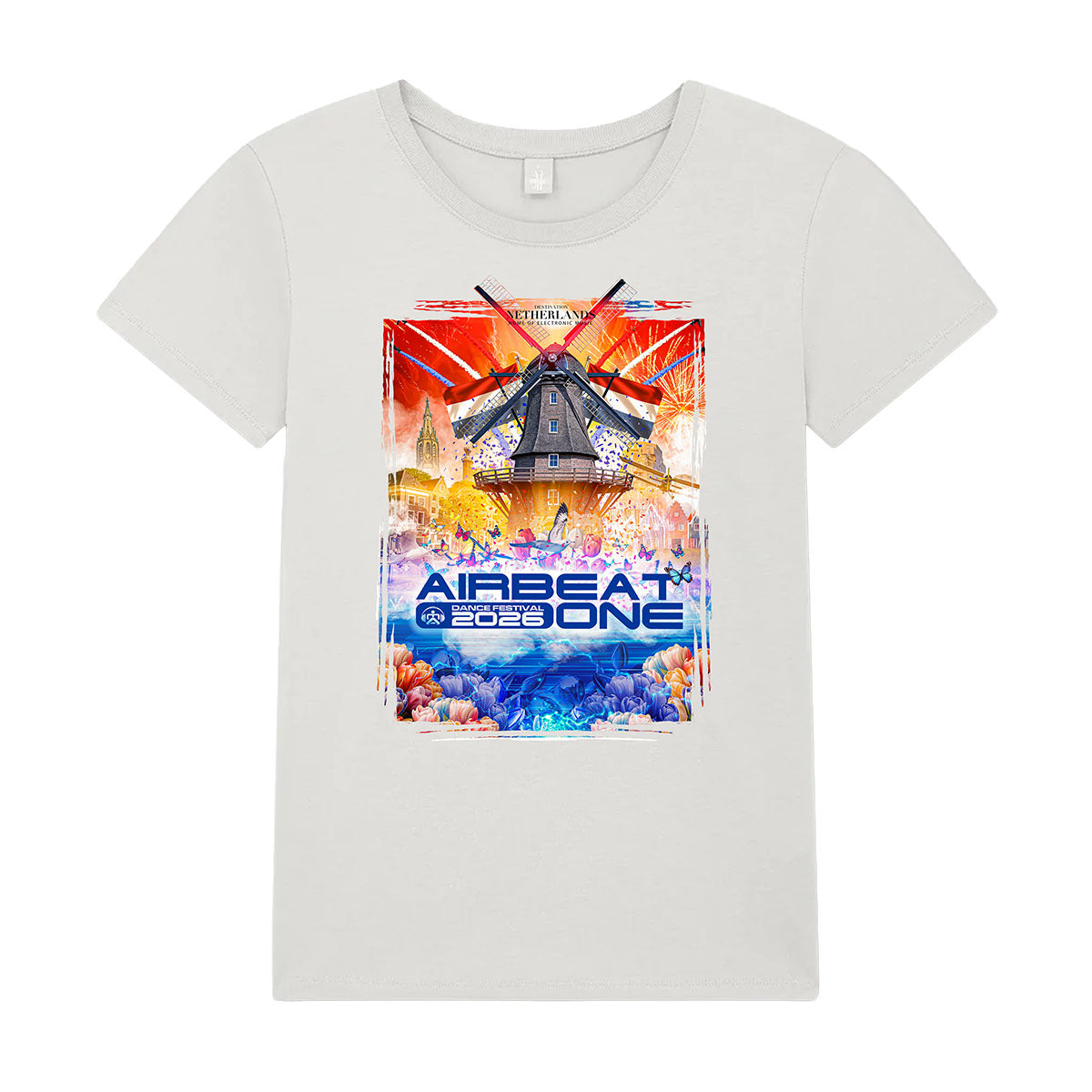 AIRBEAT ONE Festival Shirt 2026 Tailliert „Official white“