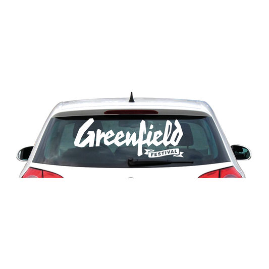 Greenfield Heckscheibenaufkleber