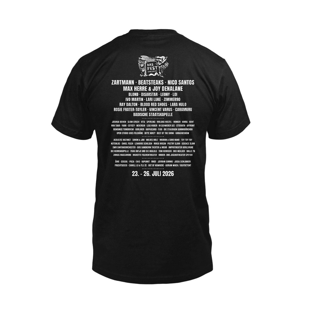 DAS FEST Festival Shirt 2026 Tailliert „Official“