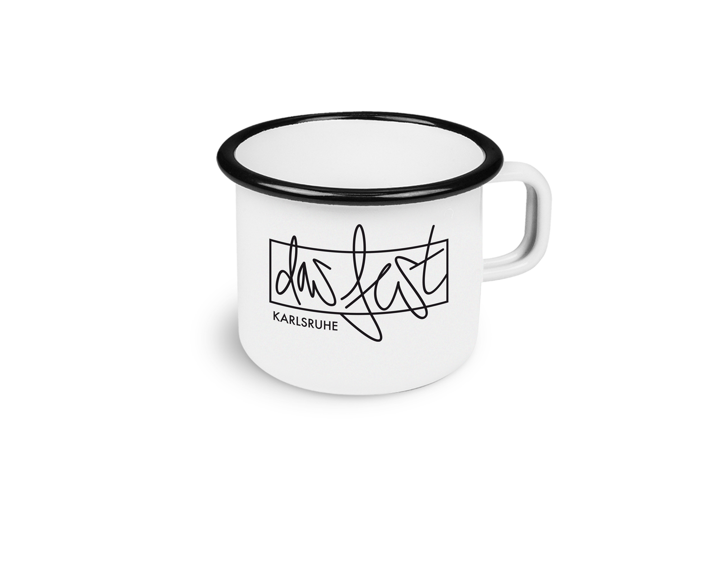 Das Fest Festival Tasse Emaille