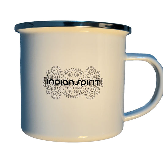 Indian Spirit Festival Emaille Tasse