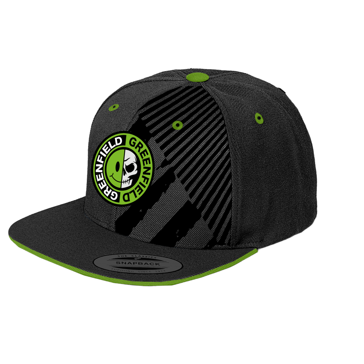 Baseballcaps mit Greenfieldmotiven
