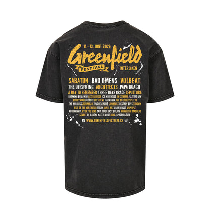 GREENFIELD Festival Shirt 2026 Unisex „Gold“