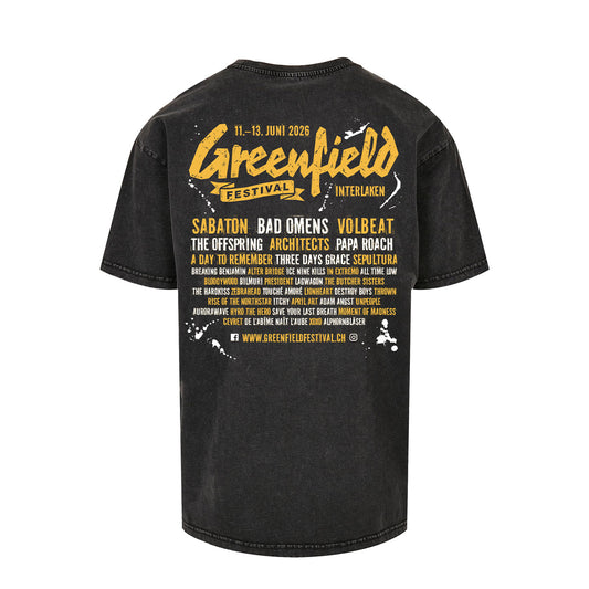 GREENFIELD Festival Shirt 2026 Unisex „Gold“