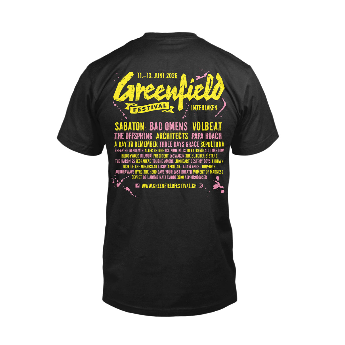 GREENFIELD Festival Shirt 2026 Unisex „Official“