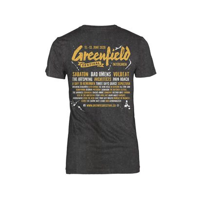 GREENFIELD Festival Shirt 2026 Tailliert „Gold“