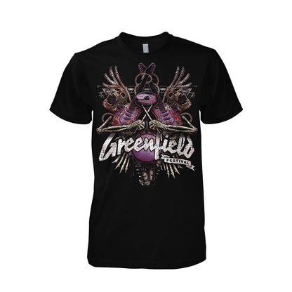 GREENFIELD Festival Shirt 2026 Unisex „Destroy Silence“