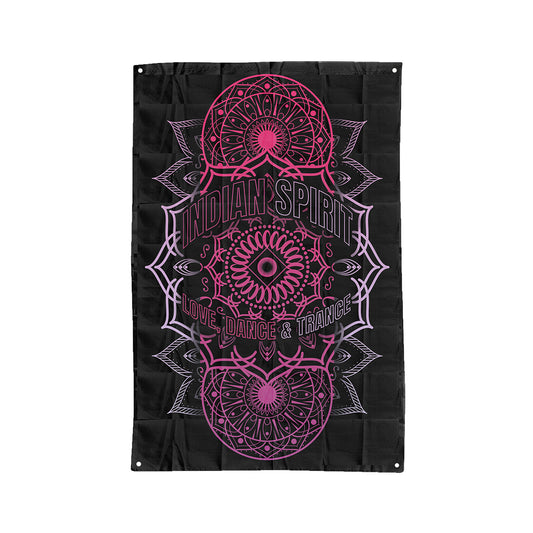 Indian Spirit Festival Flagge „Mandala“