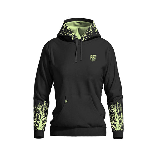 INDIAN SPIRIT Festival Hoodie 2026 „Tree black“
