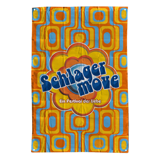 SCHLAGERMOVE Festival Flagge 150 x 100 cm