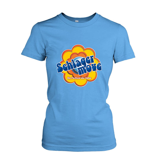 SCHLAGERMOVE Festival Shirt 2025 "Girlie OFFICIAL Blau"