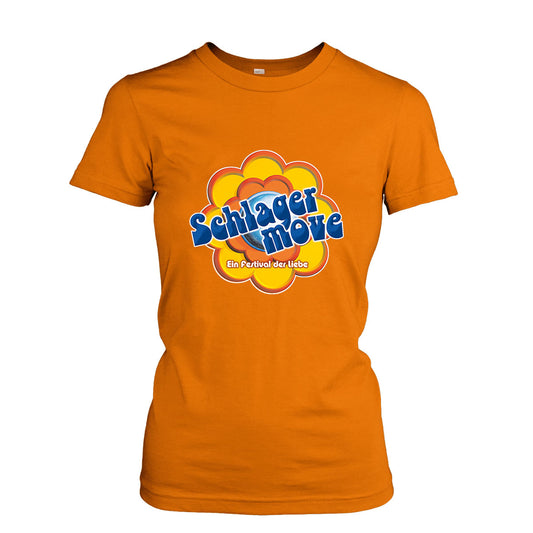 SCHLAGERMOVE Festival Shirt 2025 "Girlie OFFICIAL Orange"
