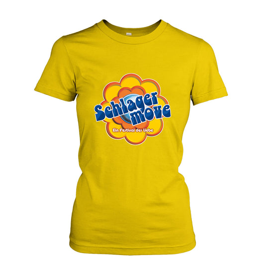 SCHLAGERMOVE Festival Shirt 2025 "Girlie OFFICIAL Gelb"