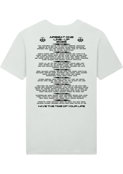 AIRBEAT ONE Festival Shirt 2026 Unisex "Official white“