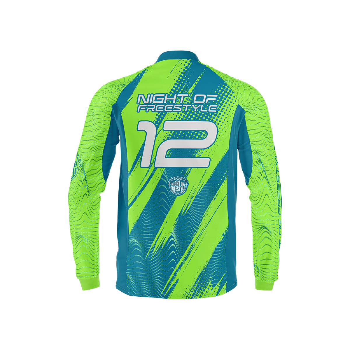 Night of Freestyle Trikot 2026 „grün-blau“
