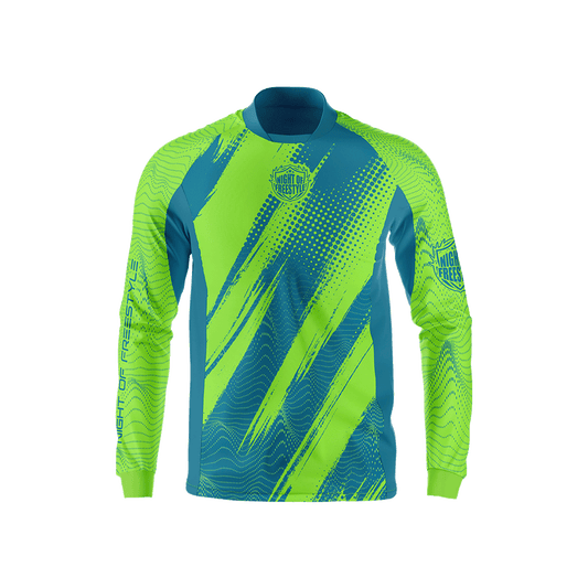 Night of Freestyle Trikot 2026 „grün-blau“