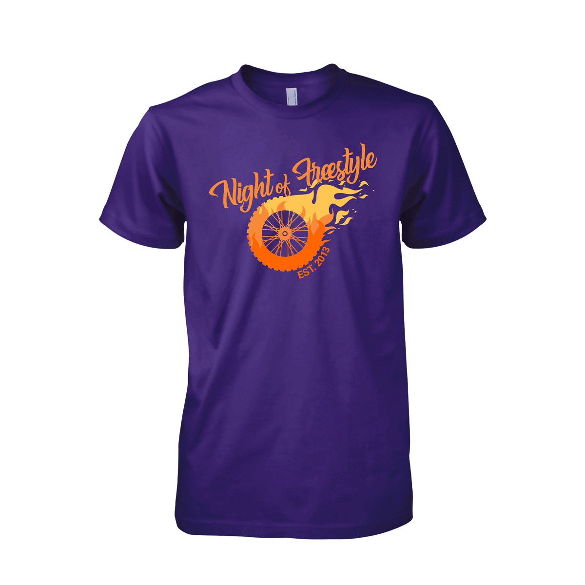 Night of Freestyle Shirt 2026 „Burning Wheel“